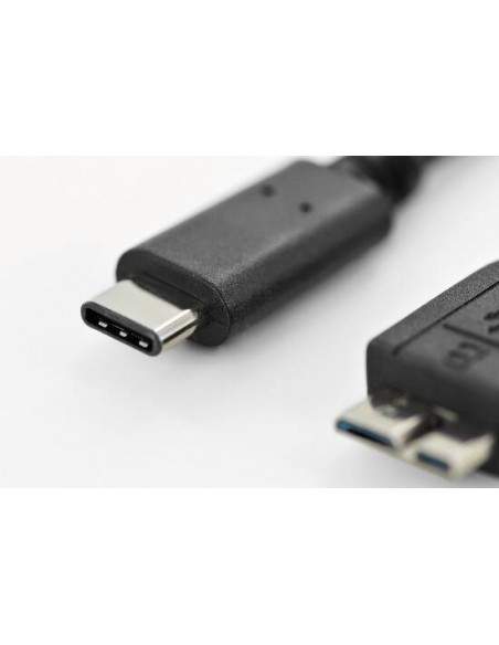 Cavo Usb Connettori Micro "B" - "C" Maschio/Maschio Mt 1,80