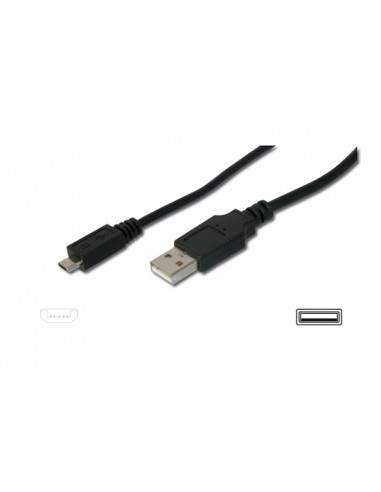 Cavo Di Connessione Micro Usb 2.0 "B" - Lunghezza Mt. 1,80 Schermato