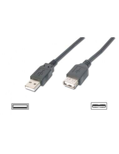 Cavo Prolunga Usb 2.0 Connettori A-A Maschio/Femmina - Mt. 1,80 Colore Nero