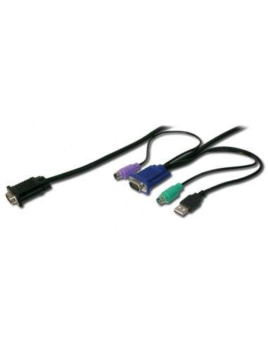 Cavo Octopus, Vga, 2Xps/2, 1Xusb (Mouse/Tastiera), Lunghezza 1,8M