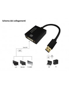 Adattatore 3.0 A Dvi 2