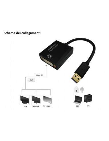 Adattatore 3.0 A Dvi