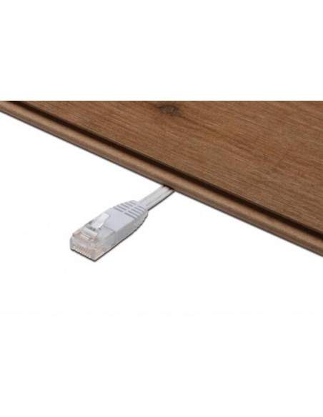 Cavo Rete Piatto Utp Cat. 5E Non Schermato - Lunghezza Mt. 3 - Colore Bianco