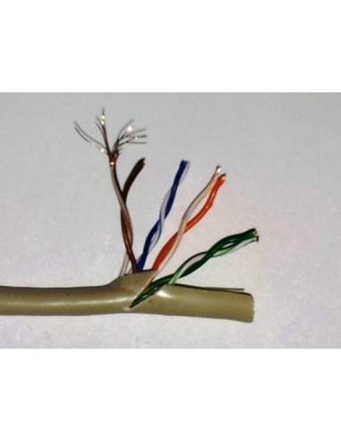 Cavo Flessibile Non Schermato Utp Per Reti Categoria 5E In Rame Matassa Mt. 305 Cavo Flessibile Non Schermato Utp Per Reti Categoria 5E In Rame Matassa Mt. 305