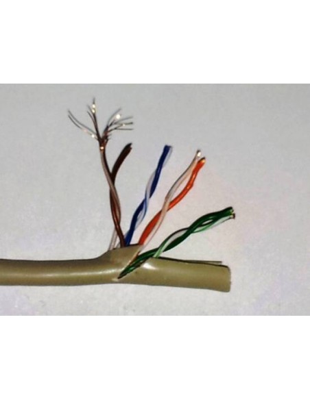 Cavo Flessibile Non Schermato Utp Per Reti Categoria 5E In Rame Matassa Mt. 305 Cavo Flessibile Non Schermato Utp Per Reti Categoria 5E In Rame Matassa Mt. 305