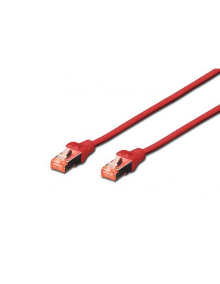Cavo Rete S-Ftp Cat.6 Doppia Schermatura Ls0H Colore Rosso Mt. 2