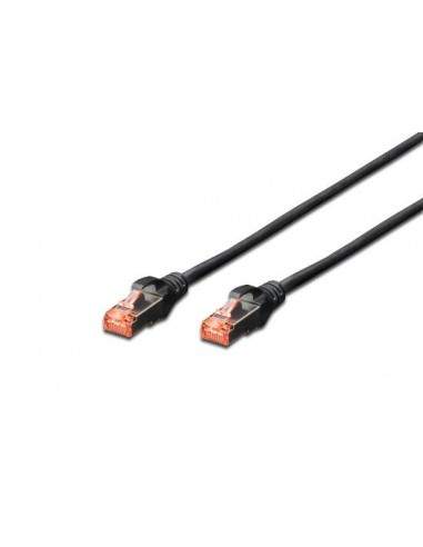 Cavo Rete S-Ftp Cat.6 Doppia Schermatura Ls0H Colore Nero Mt. 10