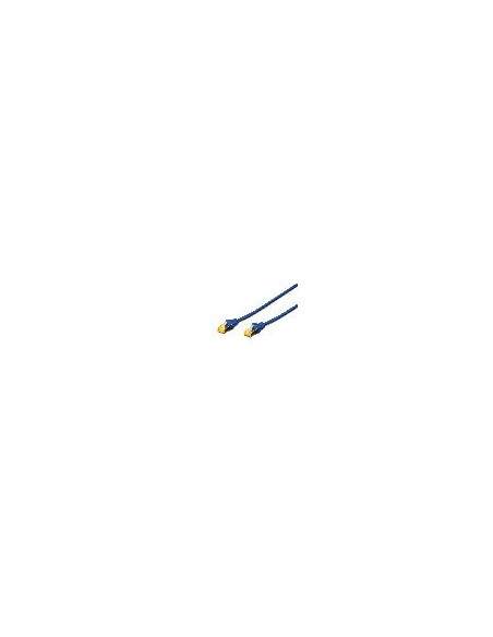 Cavo Rete S-Ftp Cat.6A Doppia Schermatura Lsoh Colore Blu Mt. 0,25