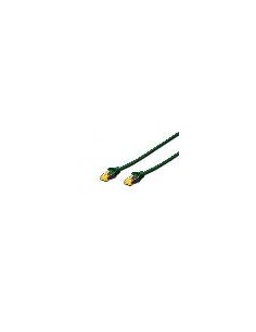 Cavo Rete S-Ftp Cat.6A Doppia Schermatura Lsoh Colore Verde Mt. 0,25 2