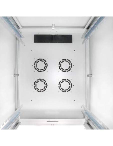 Armadio 26 Unitã€ 19" Per Reti E Server Misure (A)1299 X (L)600 X (P)800 Mm. Colore Grigio Chiaro