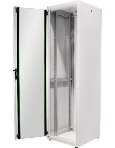 Armadio 42 Unitã€ 19" Per Reti Misure (A)2010 X (L)600 X (P)600 Mm. Colore Grigio Chiaro