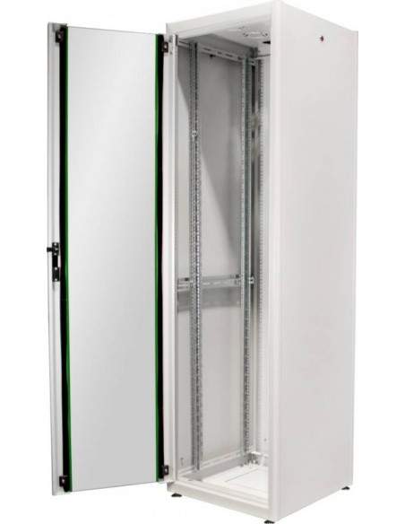 Armadio 42 Unitã€ 19" Per Reti Misure (A)2010 X (L)600 X (P)600 Mm. Colore Grigio Chiaro