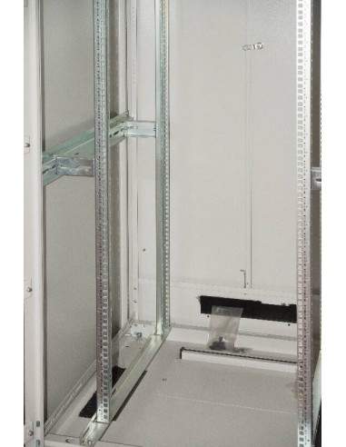 Armadio 42 Unitã€ 19" Per Reti E Server Misure (A)2010 X (L)800 X (P)800 Mm. Colore Grigio Chiaro