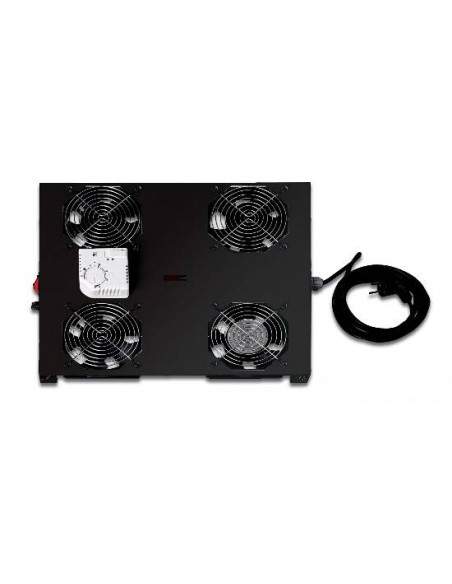 Kit 2 Ventole Con Termostato Per Armadi Linea Professionale Colore Nero
