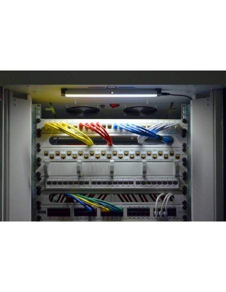 Luce Per Armadio Rack 19" Magnetica Con Interruttore E Sensore