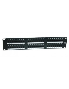 Pannello Patch 19" Non Schermato Utp 48 Porte 8 Poli Rj45 Per Reti Categoria 5E - 2 Unita'