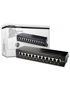 Pannello 12 Porte Schermate Da Desktop Per Reti Categoria 6