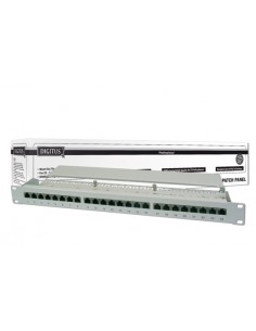 Pannello Patch 19" Schermato 16 Porte 8 Poli Rj45 Per Reti Categoria 6 - 1 Unita'