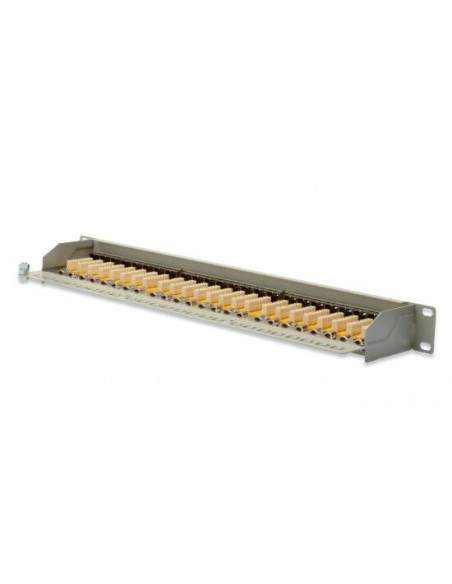 Pannello Patch 19" Schermato 24 Porte 8 Poli Rj45 Per Reti Categoria 6 - 1 Unita'