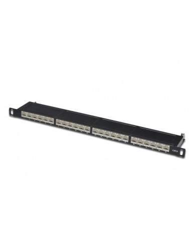 Pannello Patch 24 Porte Cat6 0,5 Unita' Schermato