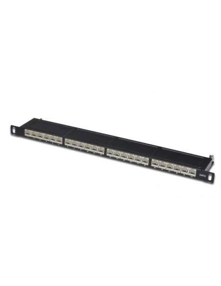 Pannello Patch 24 Porte Cat6 0,5 Unita' Schermato