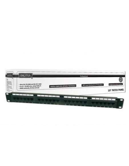 Pannello Patch 19" Non Schermato Utp 24 Porte 8 Poli Rj45 Per Reti Categoria 6 - 1 Unita'