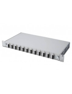 Pannello Estraibile 19" Per Fibra Ottica Con 12 Connettori Sc Duplex Om2 2