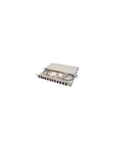 Pannello Estraibile 19" Per Fibra Ottica Con 12 Connettori Sc Duplex Om4 2