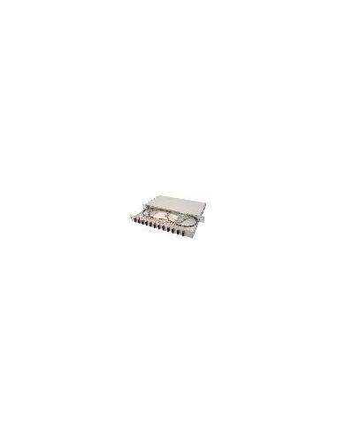 Pannello Estraibile 19" Per Fibra Ottica Con 12 Connettori Sc Duplex Om4