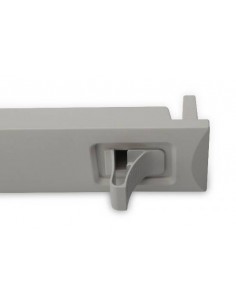 Pannello Cieco 1 Unita' Per Armadi Rack 19" Con Clip Colore Grigio 2