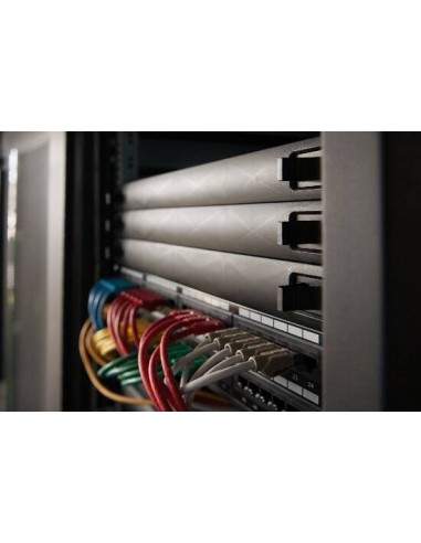 Pannello Cieco 1 Unita' Per Armadi Rack 19" Con Clip Colore Nero