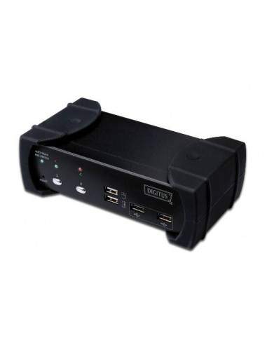 Data Switch Per 2 Pc Usb/Dvi Con 1 Utente Con Monitor Dvi, Mouse E Tastiera Usb, Condivisione Audio, Hub 2 Porte Usb 2.0 E 2 Set Data Switch Per 2 Pc Usb/Dvi Con 1 Utente Con Monitor Dvi, Mouse E Tastiera Usb, Condivisione Audio, Hub 2 Porte Usb 2.0 E 2 Set
