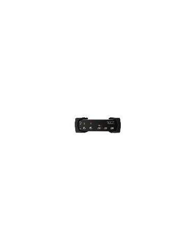 Data Switch Per 2 Pc Usb/Dvi Con 1 Utente Con Monitor Dvi, Mouse E Tastiera Usb, Condivisione Audio, Hub 2 Porte Usb 2.0 E 2 Set Data Switch Per 2 Pc Usb/Dvi Con 1 Utente Con Monitor Dvi, Mouse E Tastiera Usb, Condivisione Audio, Hub 2 Porte Usb 2.0 E 2 Set