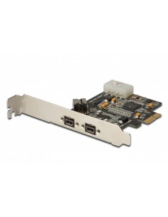 Scheda Pci-Express Firewire Con 2 Porte Ieee1394B 9 Poli Esterne E 1 Interna
