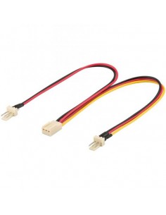 Cavo Interno Sdoppiatore Alimentazione 3 Poli Femmina - 2 X 3 Poli Maschio Cm 22