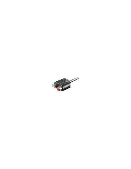 Adattatore Audio Connettori 6,35Mm. Maschio Stereo - 2 X Rca Femmina