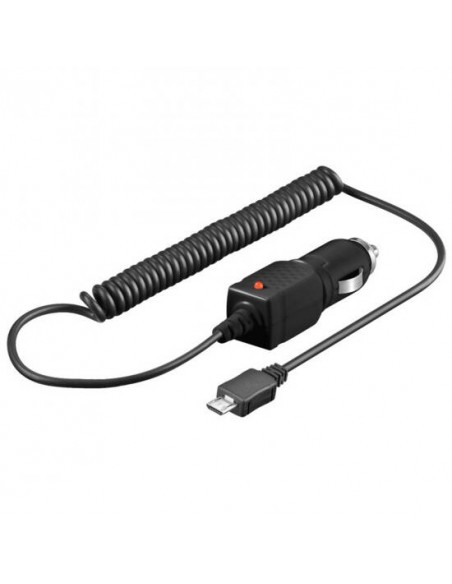 Caricabatteria Da Auto 1A Micro Usb Con Cavo 1,5 Mt