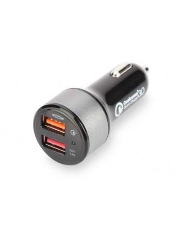 Caricabatteria Per Auto Quick Charge 3,0 2 Porte 3 Ampere Max