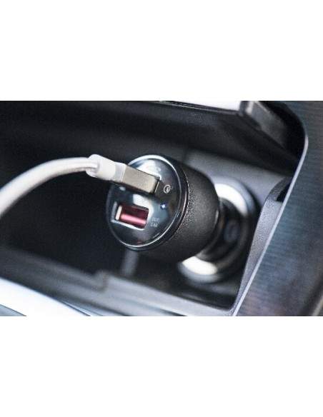 Caricabatteria Per Auto Quick Charge 3,0 2 Porte 3 Ampere Max