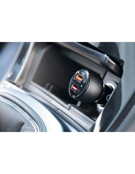 Caricabatteria Per Auto Quick Charge 3,0 2 Porte 3 Ampere Max