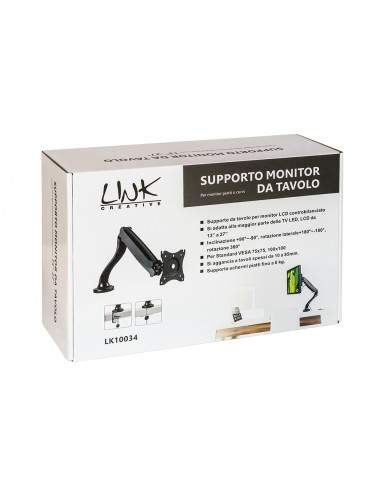 Braccio Supporto Da Tavolo A Gas Per Monitor Fissaggio A Morsa