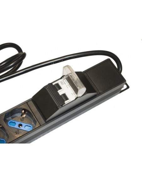 Multipresa Verticale A 12 Porte Per Armadi Rack Con Interruttore Magnetotermico