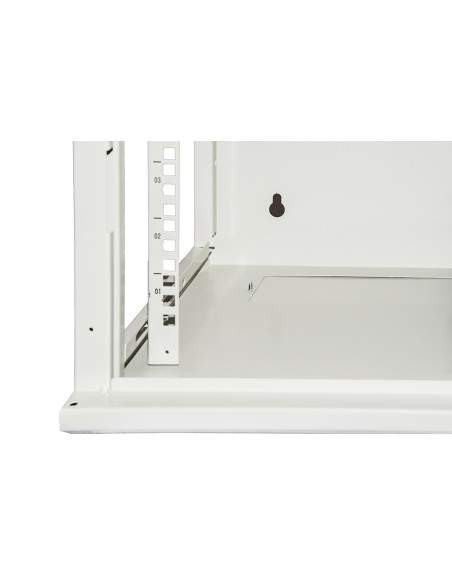 Armadio Rack 10" 6 Unita' In Acciaio Colore Grigio