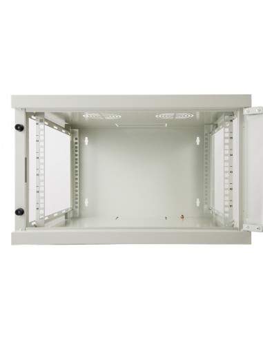 Armadio Rack 19" 6 Unita' Da Muro (A)350X (L)540 X Profondita' 600 Mm. Colore Grigio Chiaro