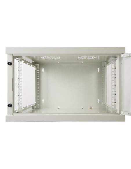 Armadio Rack 19" 6 Unita' Da Muro (A)350X (L)540 X Profondita' 600 Mm. Colore Grigio Chiaro