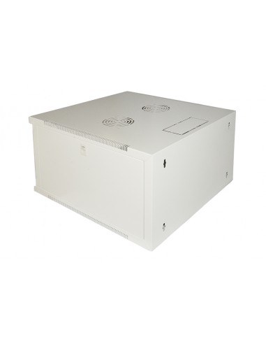 Armadio Rack 19" 6 Unita' Da Muro (A)350X (L)540 X Profondita' 600 Mm. Colore Grigio Chiaro