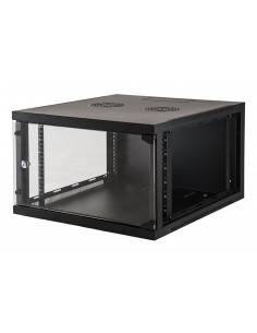 Armadio Rack 19" 6 Unita' Da Muro (A)350X (L)540 X Profondita' 600 Mm. Colore Nero 2