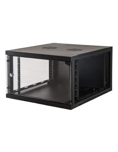 Armadio Rack 19" 6 Unita' Da Muro (A)350X (L)540 X Profondita' 600 Mm. Colore Nero