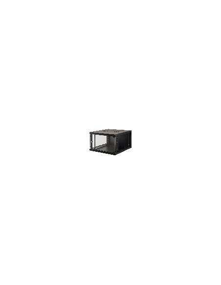 Armadio Rack 19" 6 Unita' Da Muro (A)350X (L)540 X Profondita' 600 Mm. Colore Nero