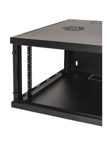 Armadio Rack 19" 6 Unita' Da Muro (A)350X (L)540 X Profondita' 600 Mm. Colore Nero